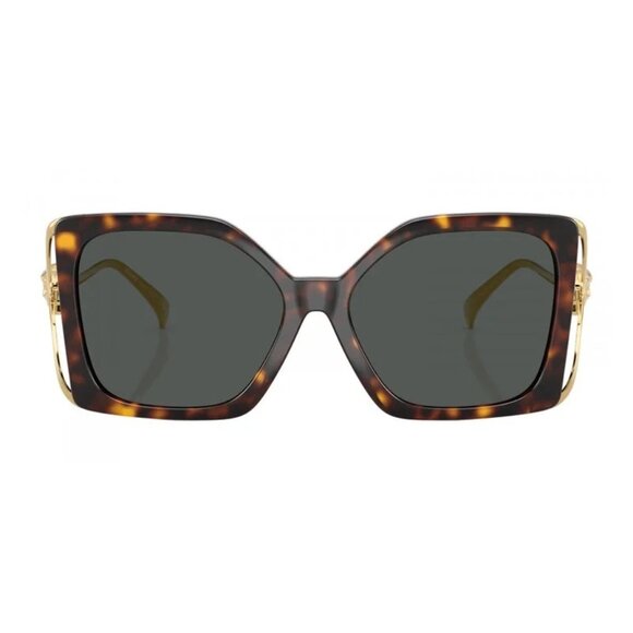 NEW VERSACE SUNGLASSES HAVANA WOMEN EYEWEAR VERSACE VE4502U 108/87